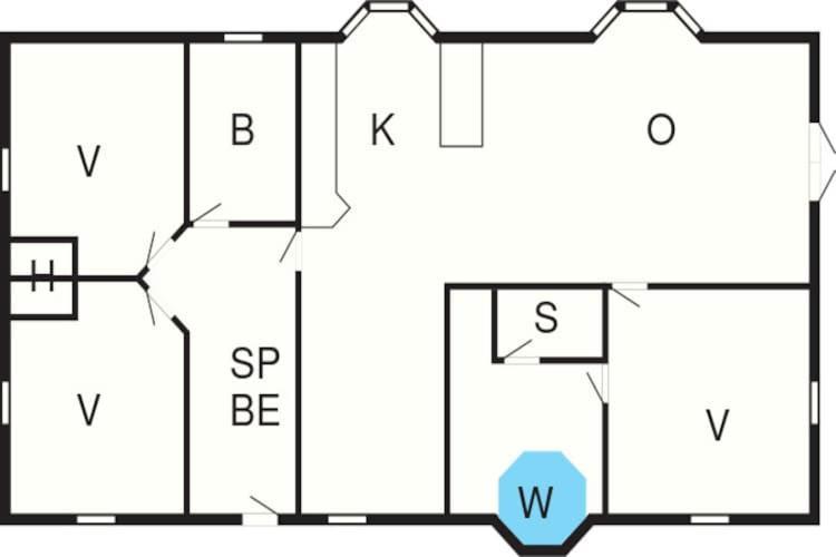 6 Person Holiday Home In L S Laeso Exteriör bild